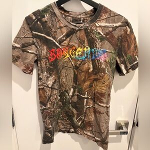 OFFICIAL MERCH: boygenius Limited Edition Camo Rainbow Pride Shirt